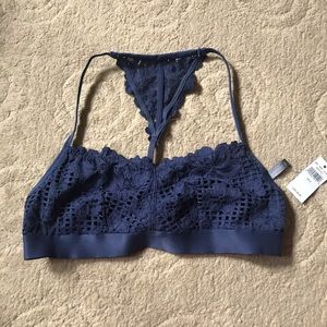 Aerie Navy Racerback Bralette